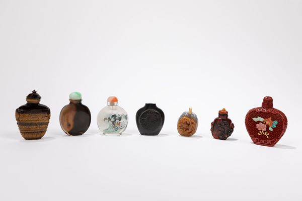 SEVEN SNUFF BOTTLES