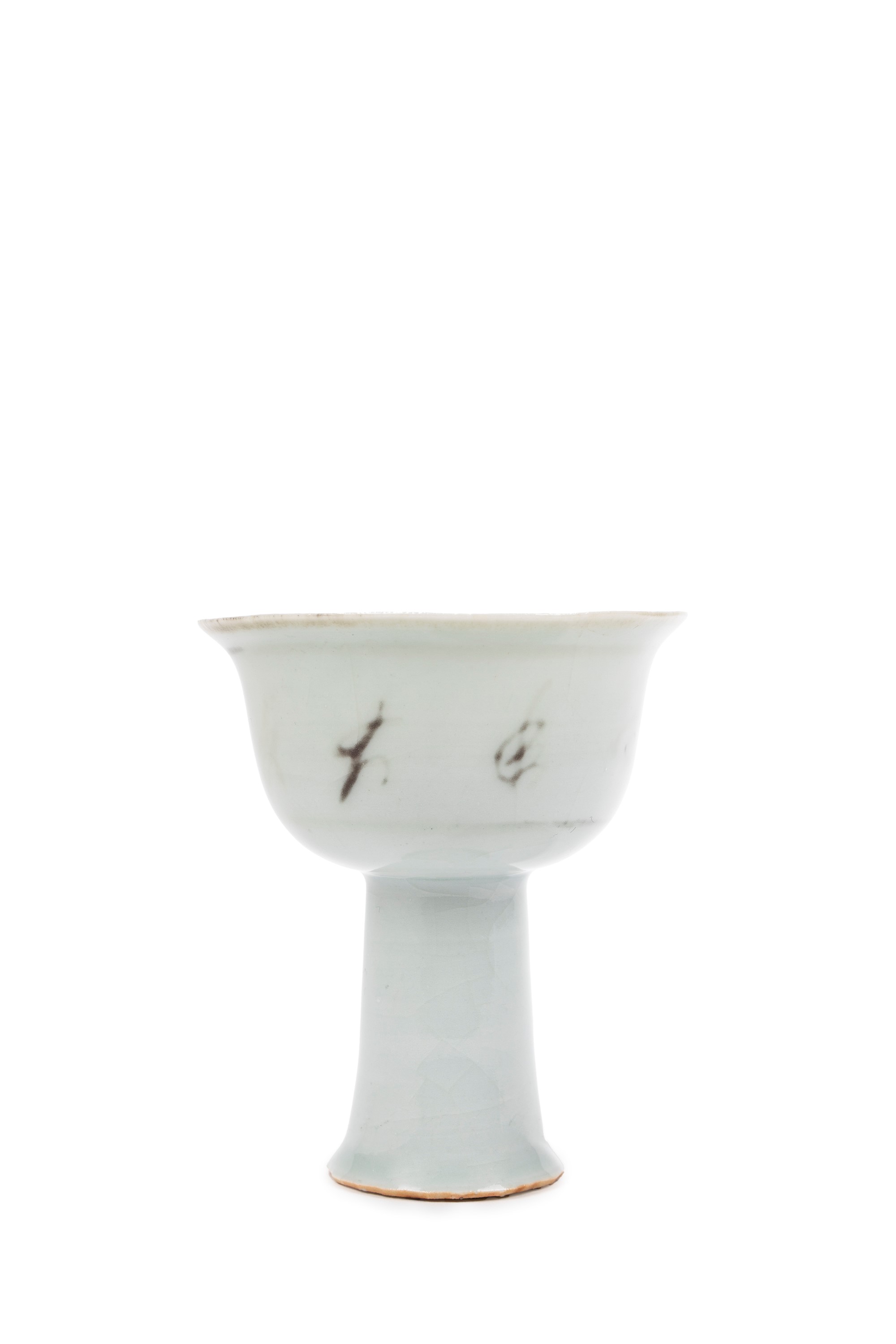 COPPA A STELO IN PORCELLANA