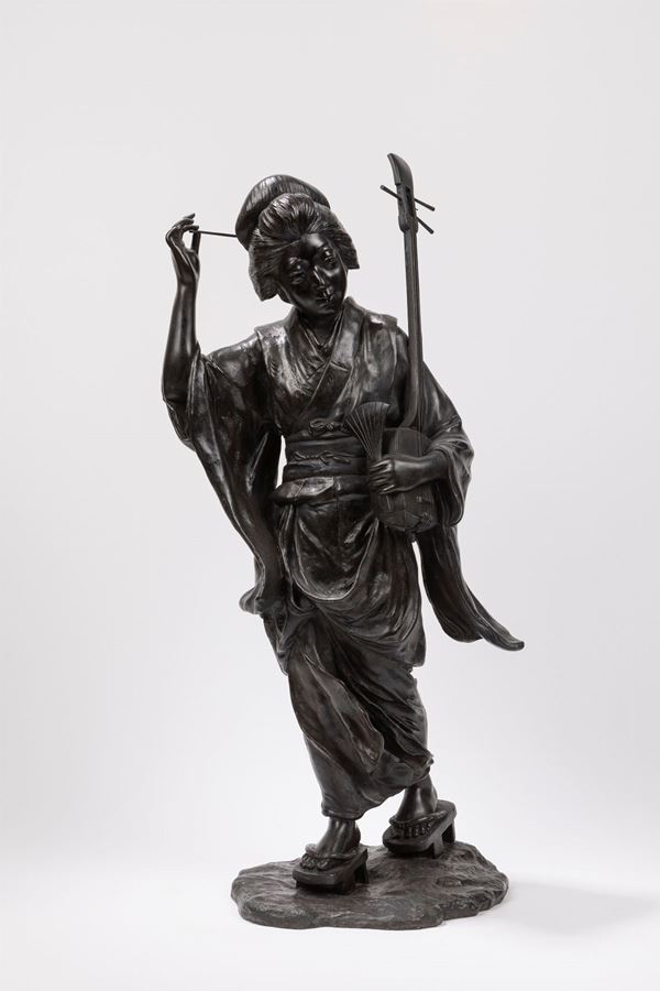 BRONZE OKIMONO TOKYO SCHOOL