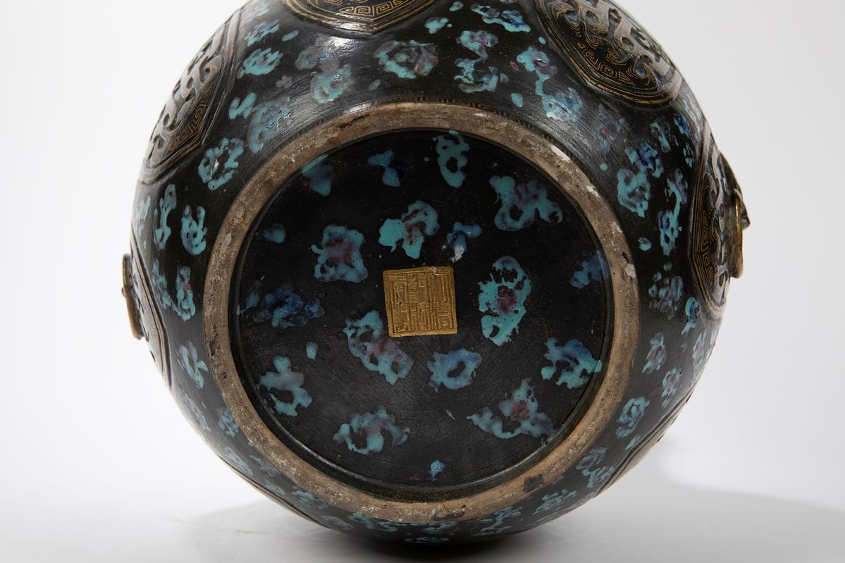 GRANDE VASO IN PORCELLANA