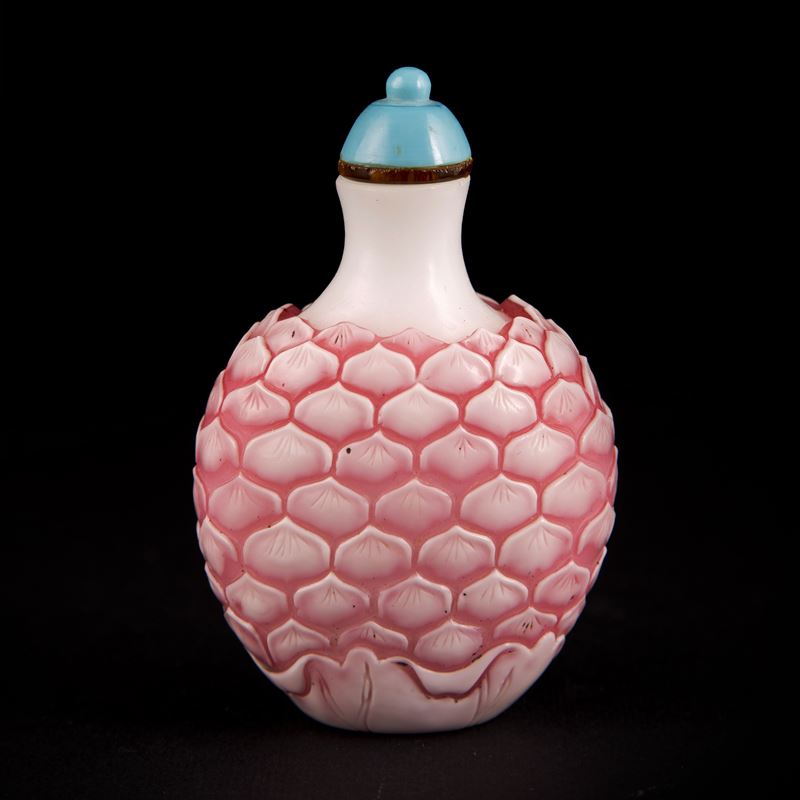 RARA SNUFF BOTTLE IN VETRO CAMMEO