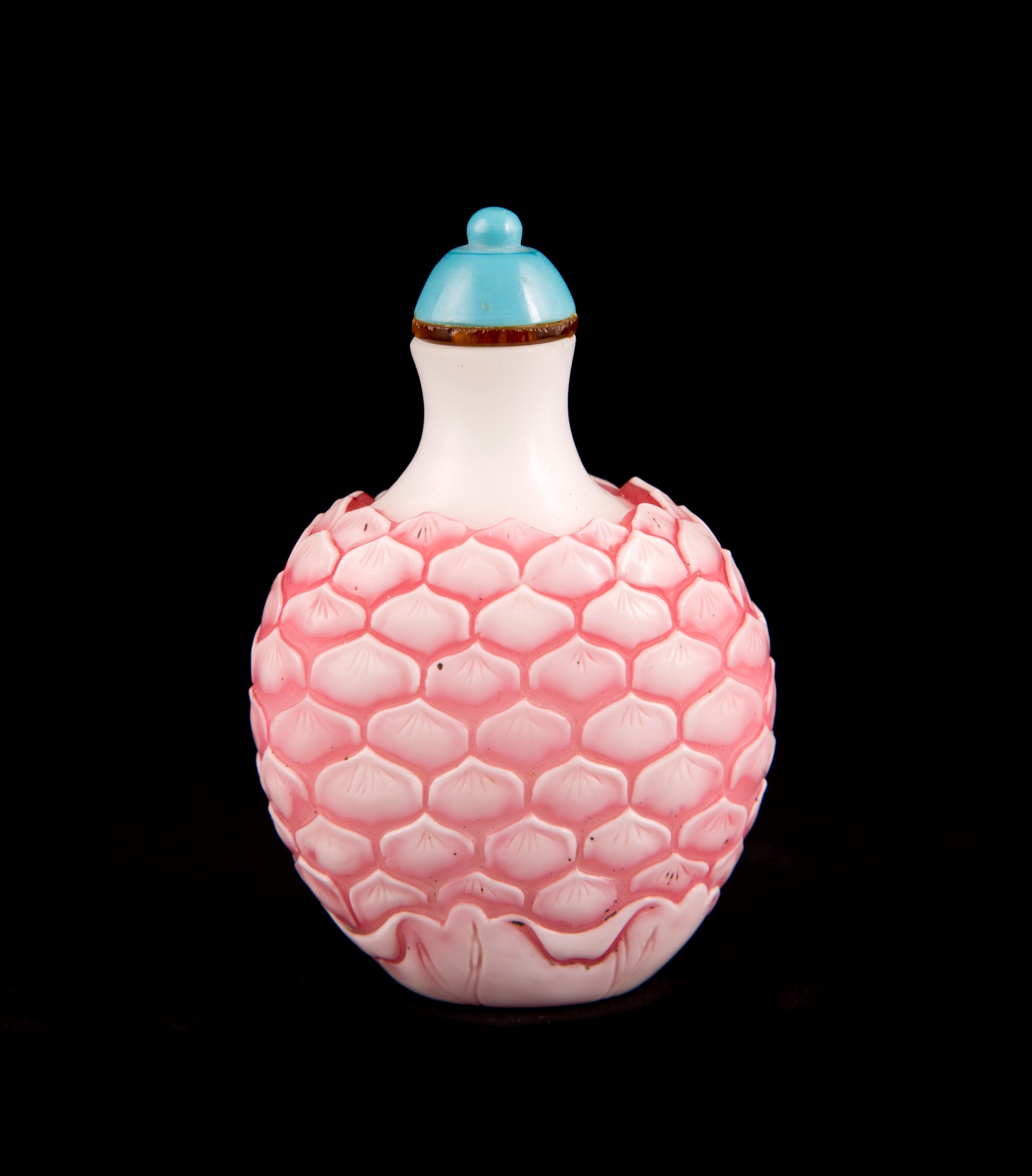 RARA SNUFF BOTTLE IN VETRO CAMMEO