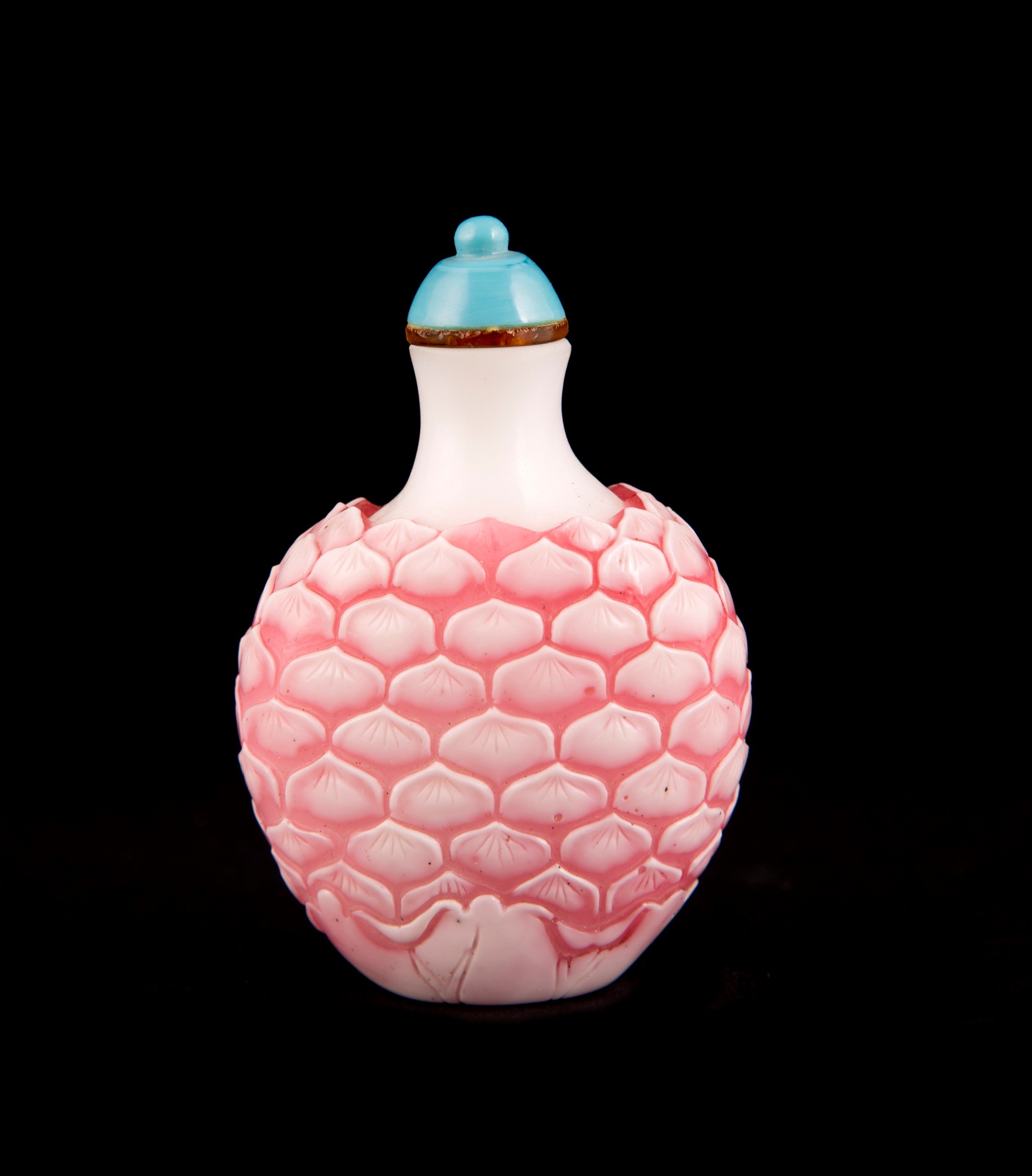 RARA SNUFF BOTTLE IN VETRO CAMMEO