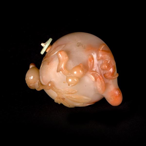   AGATE SNUFF BOTTLE  ( China, late 18th/early 19th century)  - Auction Fine Asian Art - Marcopolo srl - Marcopolo Asian Art Auction Milano