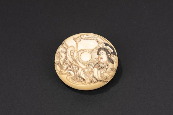 ☼NETSUKE MANJU