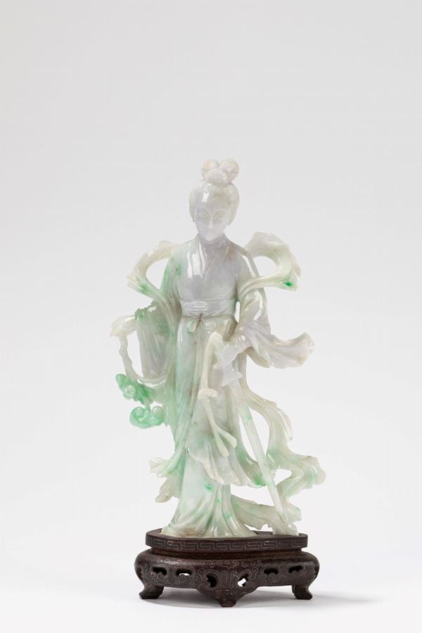 A JADEITE FIGURE