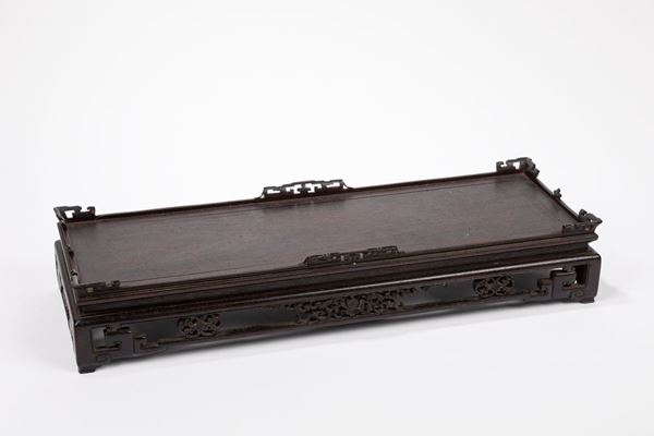 A WOODEN STAND