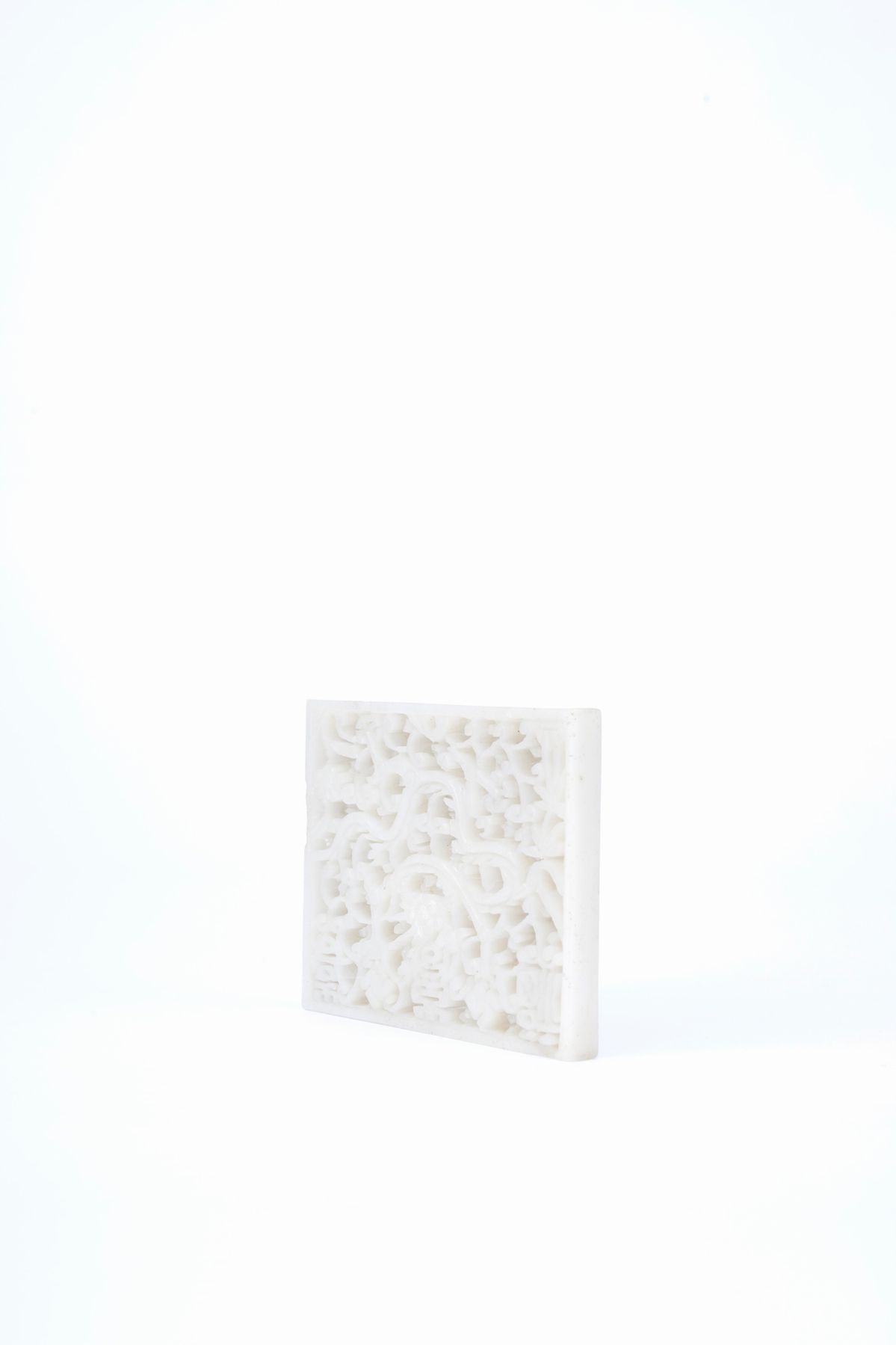 PLACCA DA CINTURA IN GIADA BIANCA