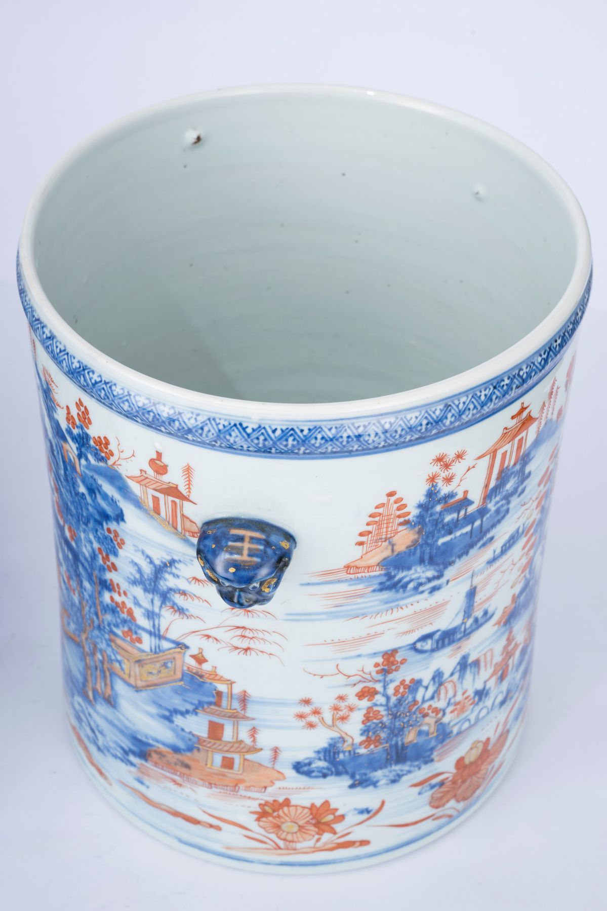 Coppia di Secchielli per Vino in Porcellana Imari