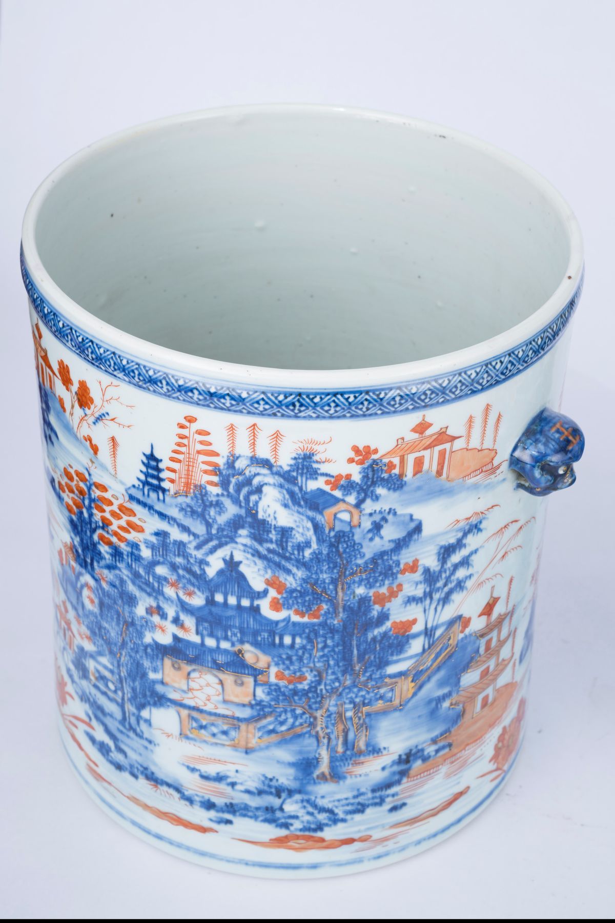Coppia di Secchielli per Vino in Porcellana Imari