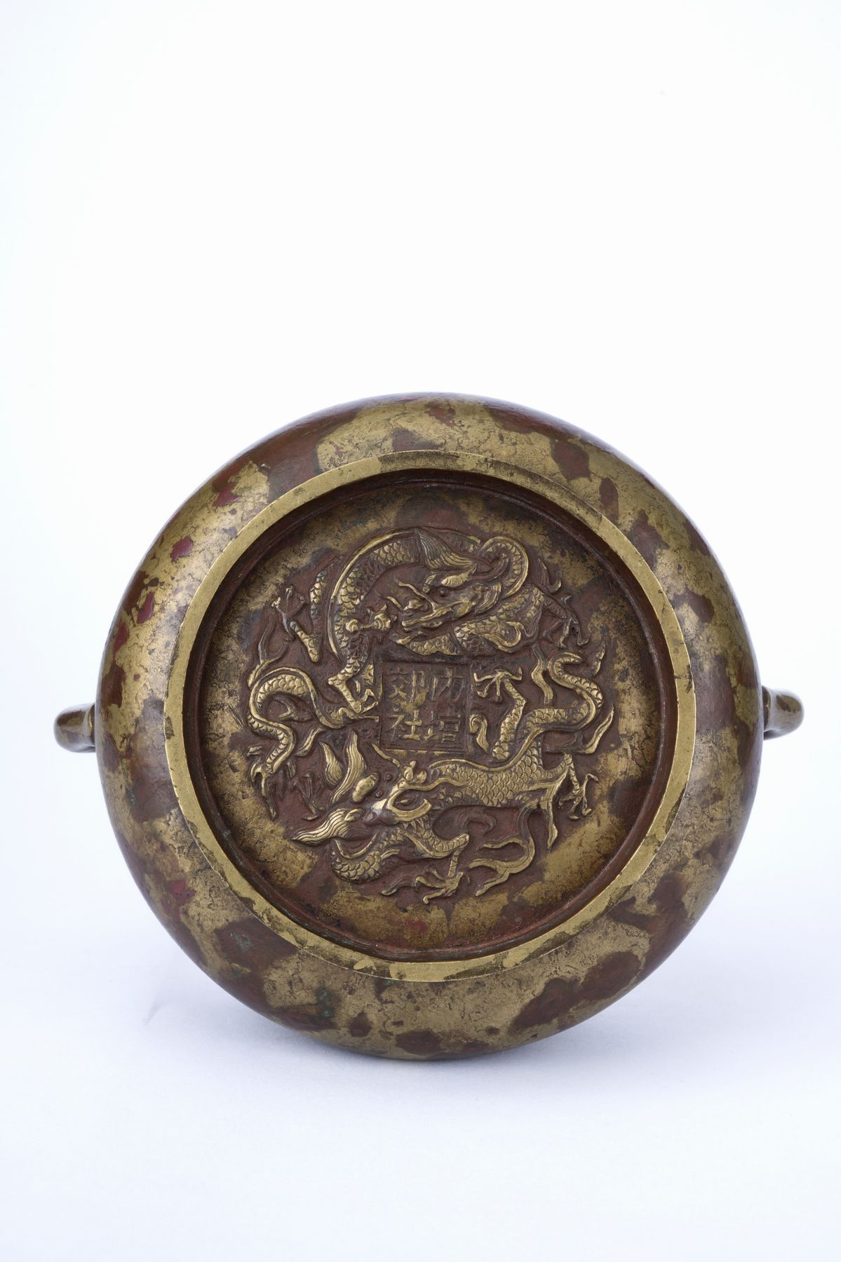 INCENSIERE IN BRONZO DORATO