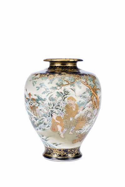 Vaso in Ceramica Satsuma