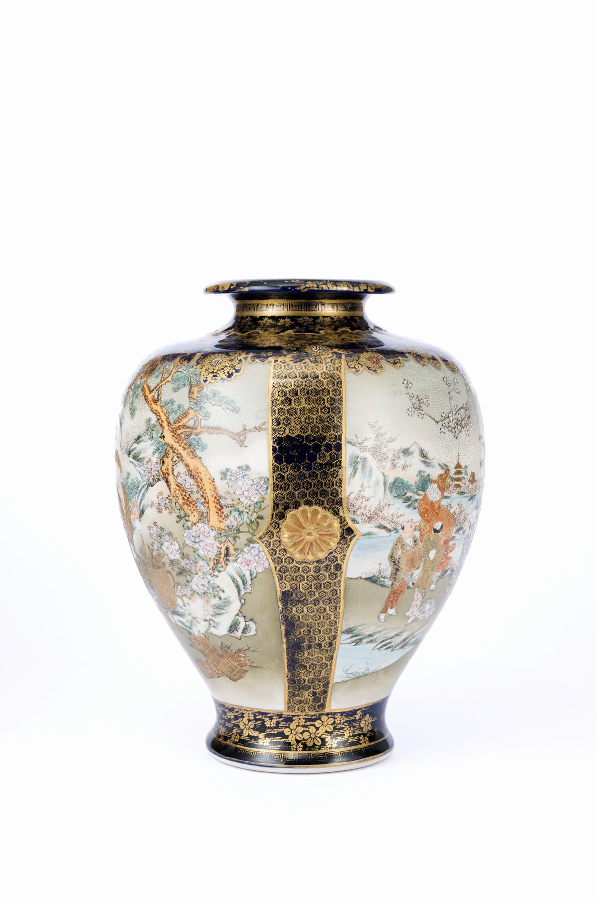 Vaso in Ceramica Satsuma