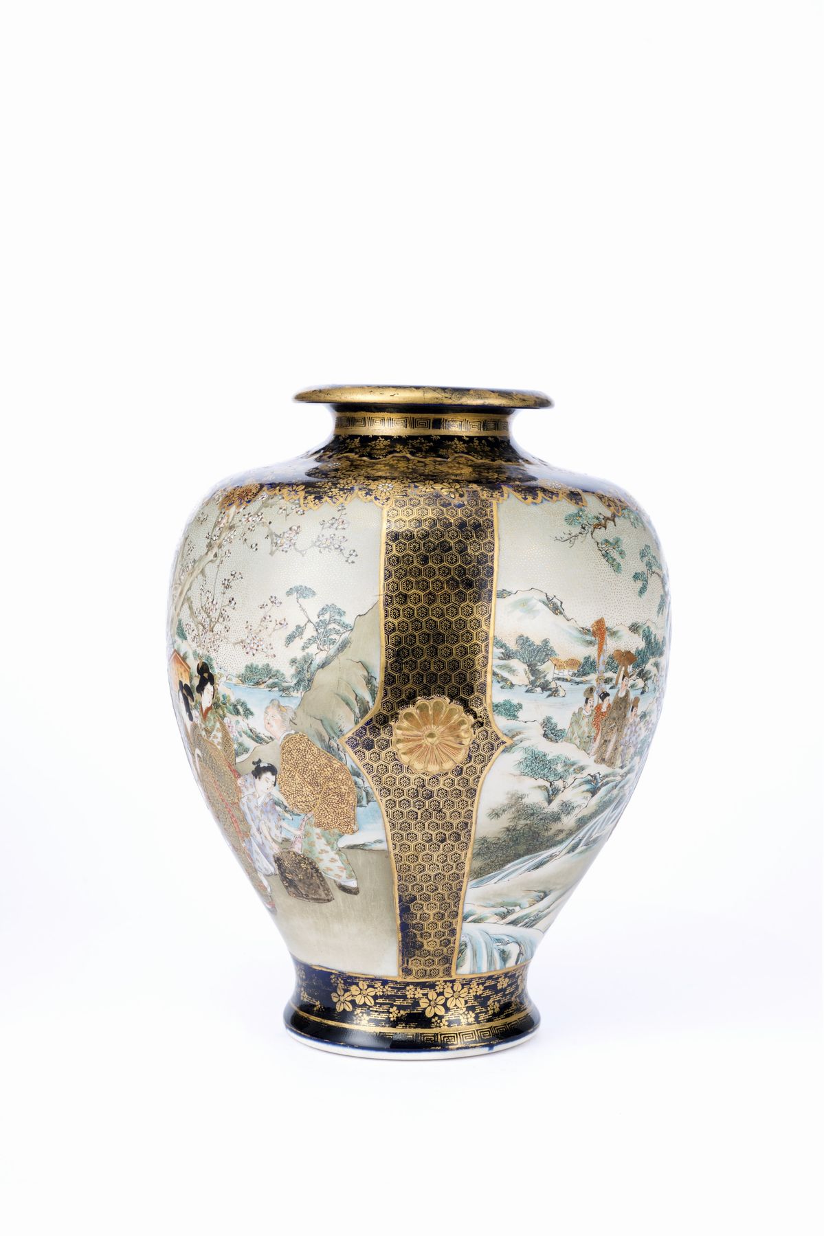 Vaso in Ceramica Satsuma