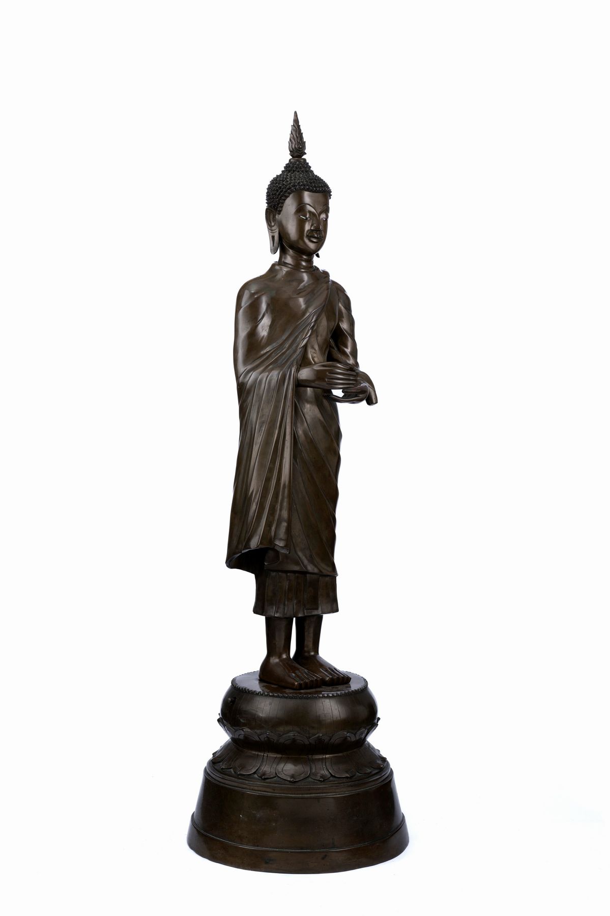 Grande Figura di Budda in Bronzo