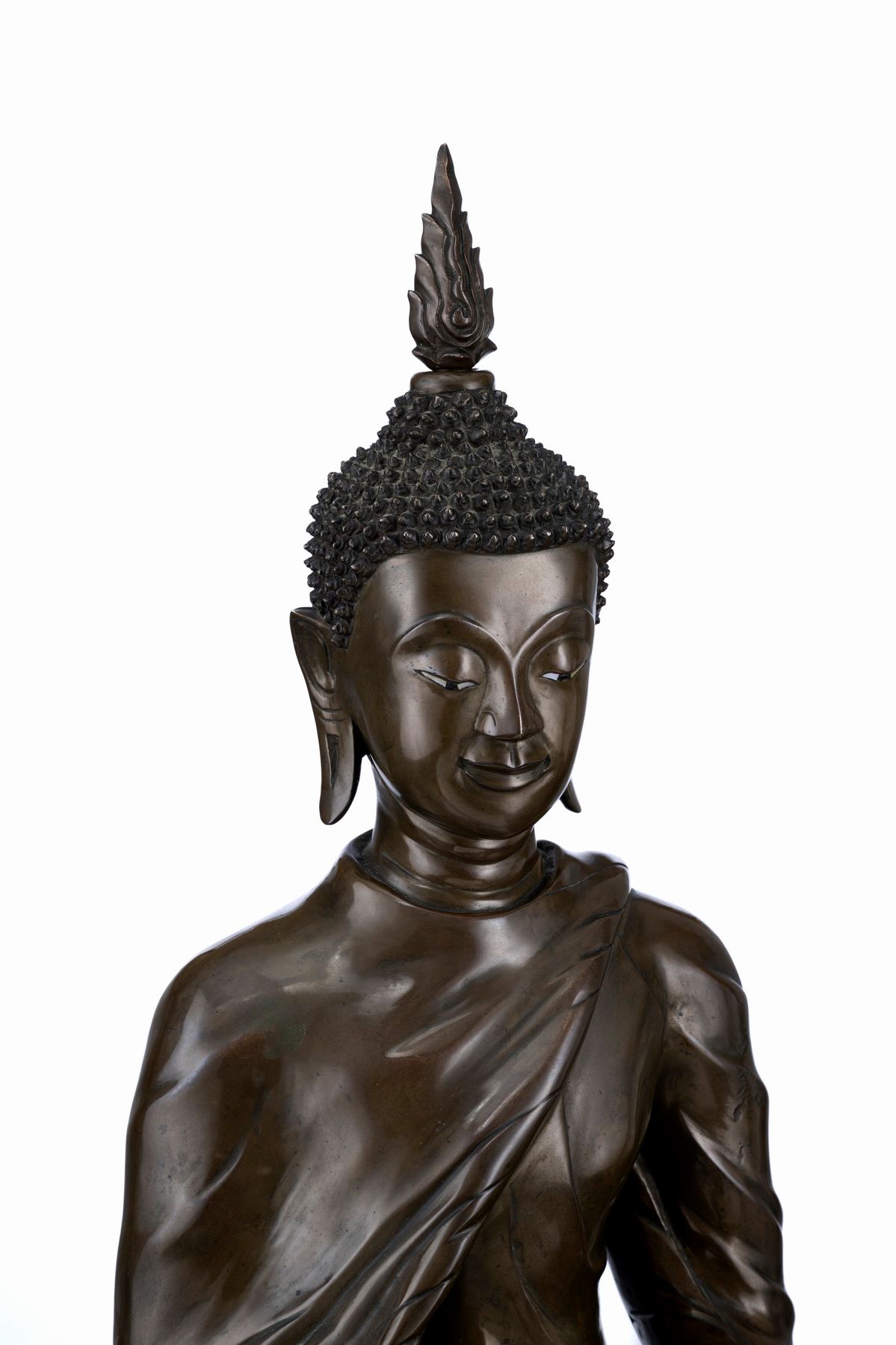 Grande Figura di Budda in Bronzo