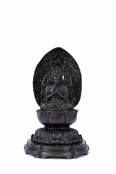 Figura di Budda in Bronzo