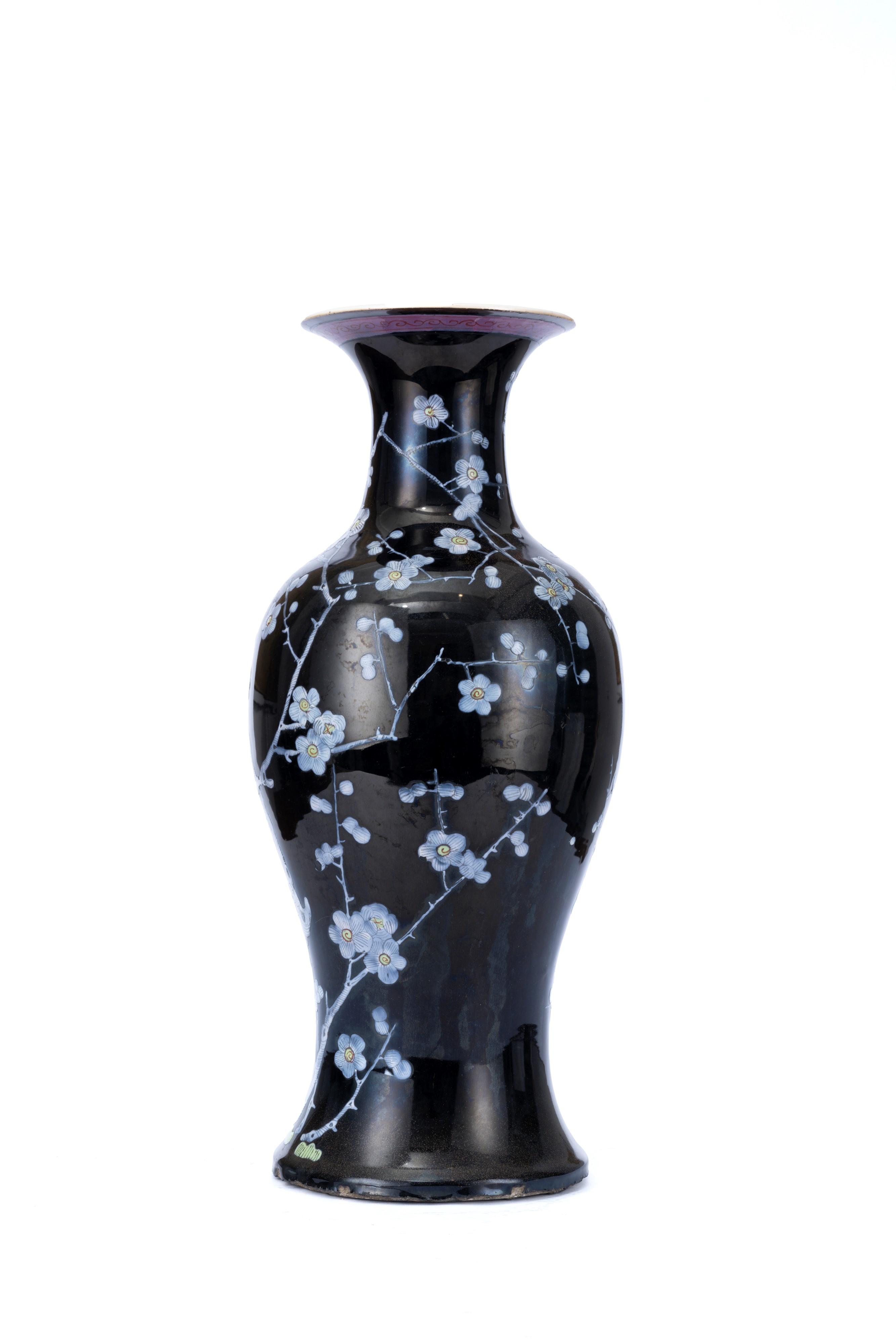 Vaso in Porcellana Famiglia Nera