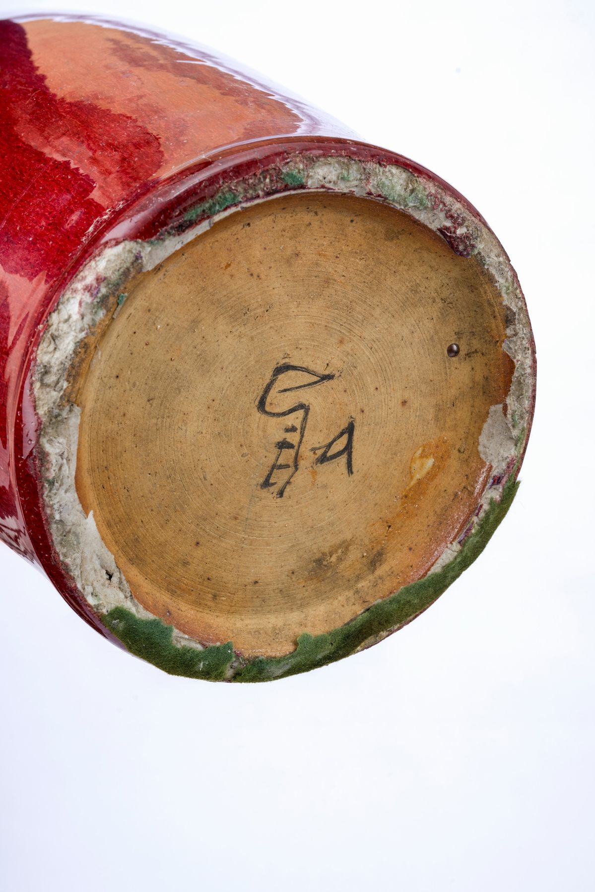 COPPIA DI GRANDI VASI MONOCROMI SANG-DE-BOEUF