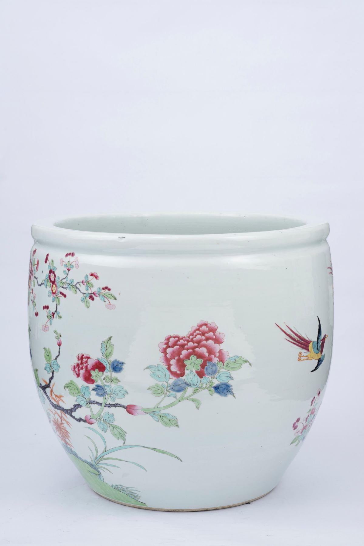 Cachepot in Porcellana Famiglia Rosa