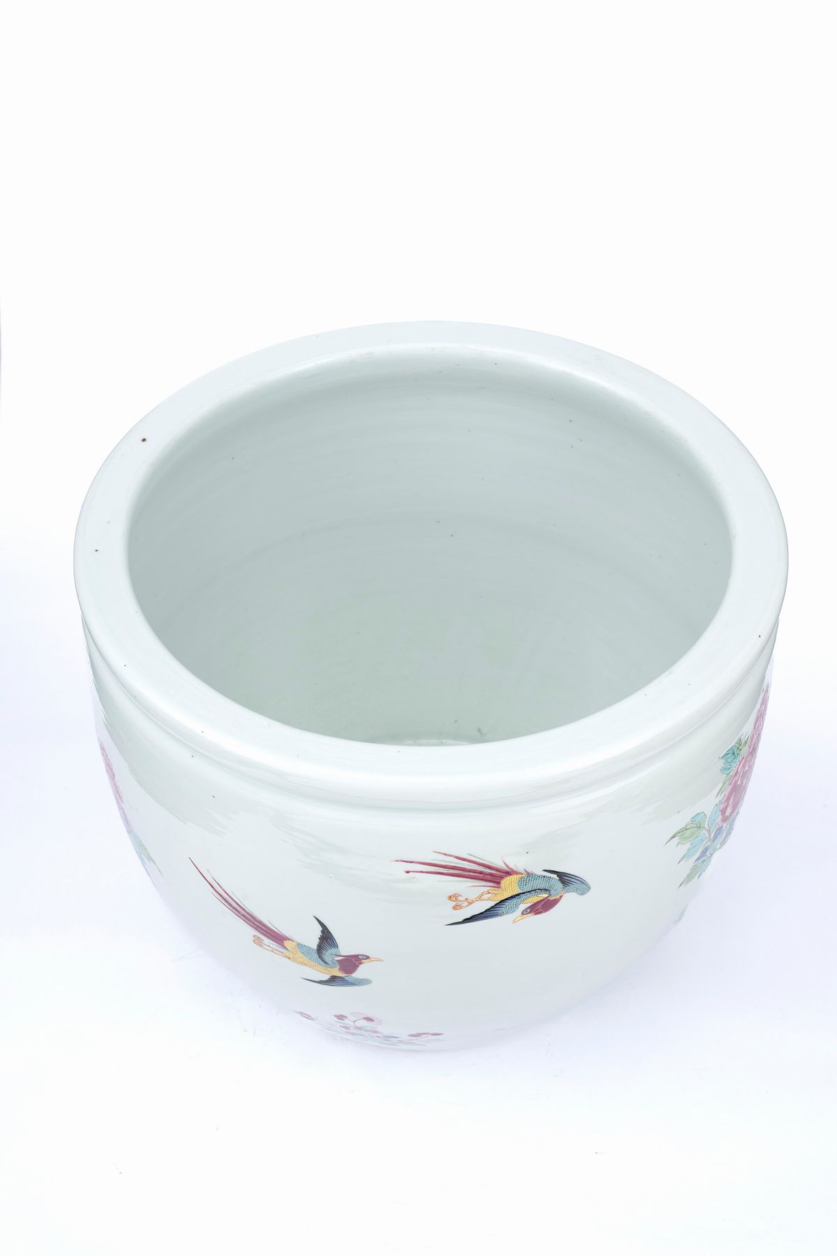 Cachepot in Porcellana Famiglia Rosa