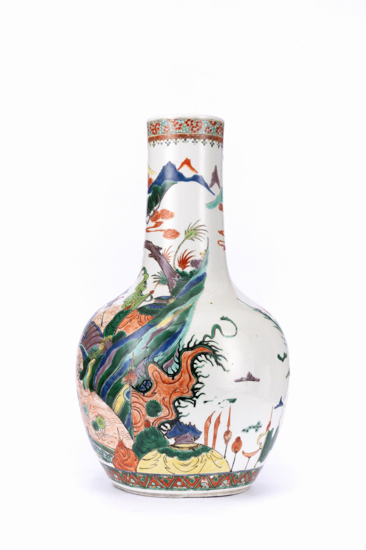Vaso in Porcellana Famiglia Verde