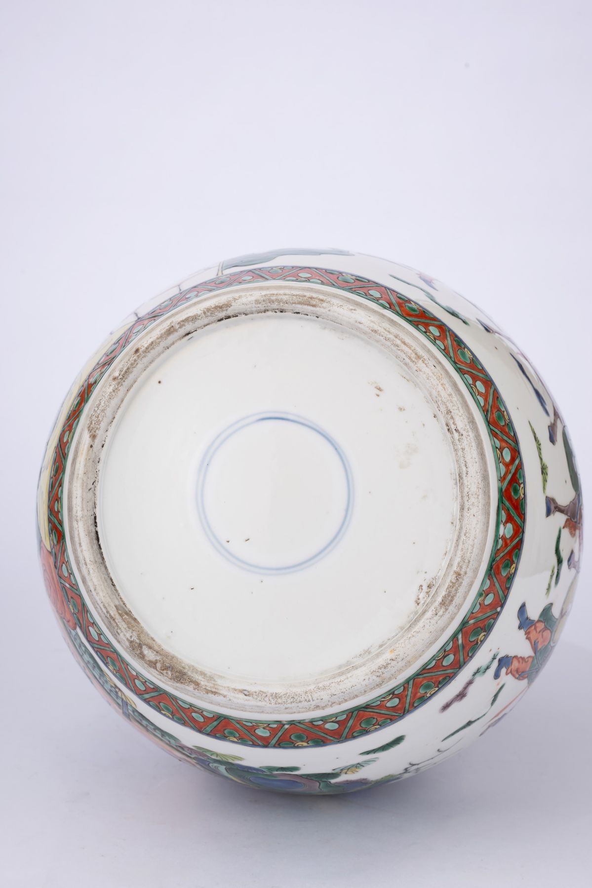 Vaso in Porcellana Famiglia Verde