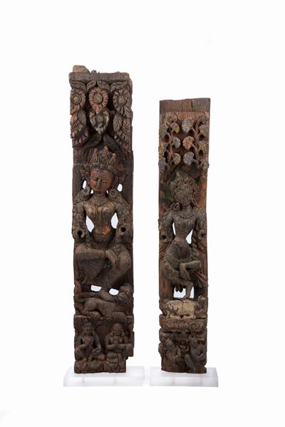 Due Figure in Legno