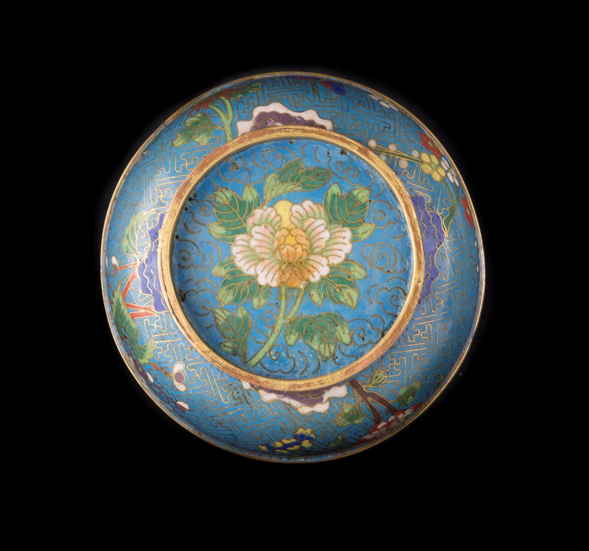 Scatola in cloisonné, Cina, dinastia Qing, XVIII / XIX secolo
