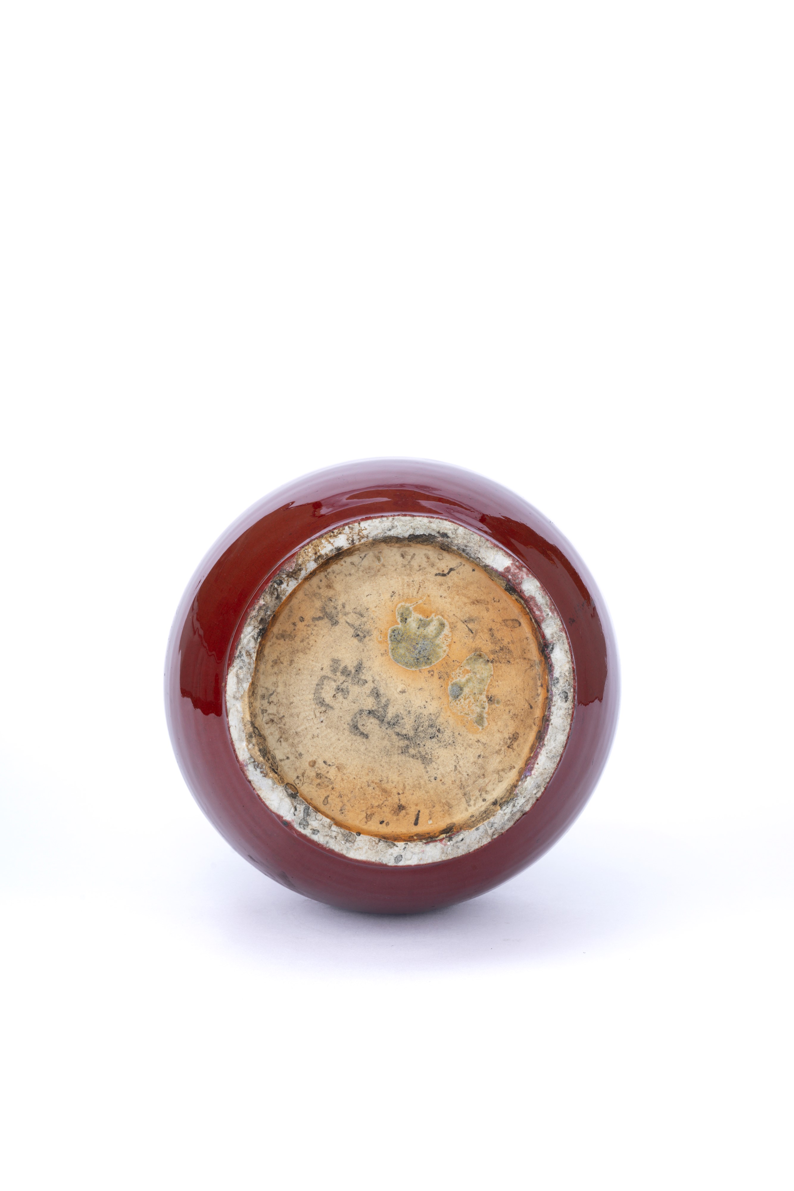 VASO IN PORCELLANA SANGUE DI BUE