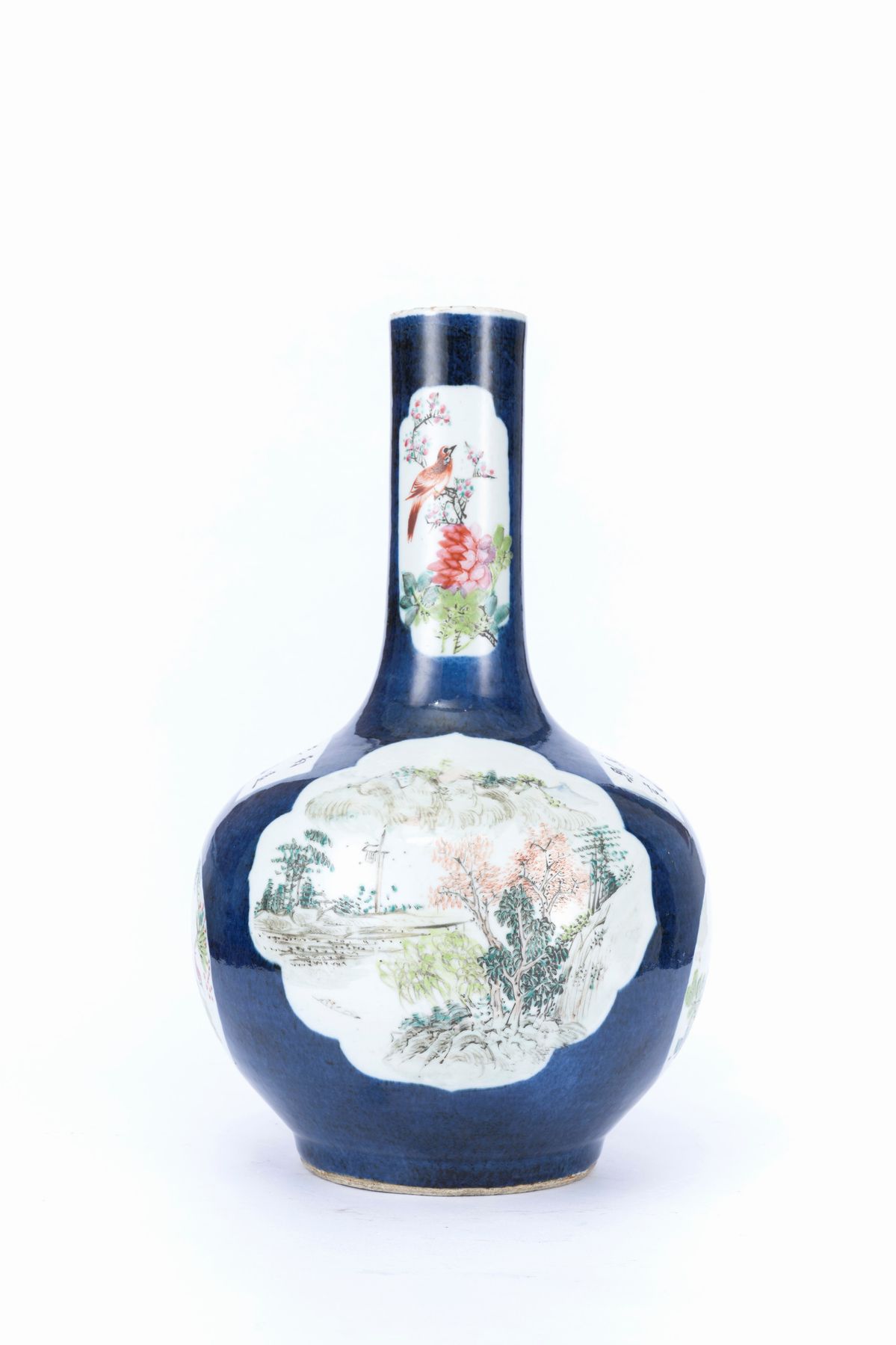VASO IN PORCELLANA QIANJIANG FIRMATO DA WENXIN