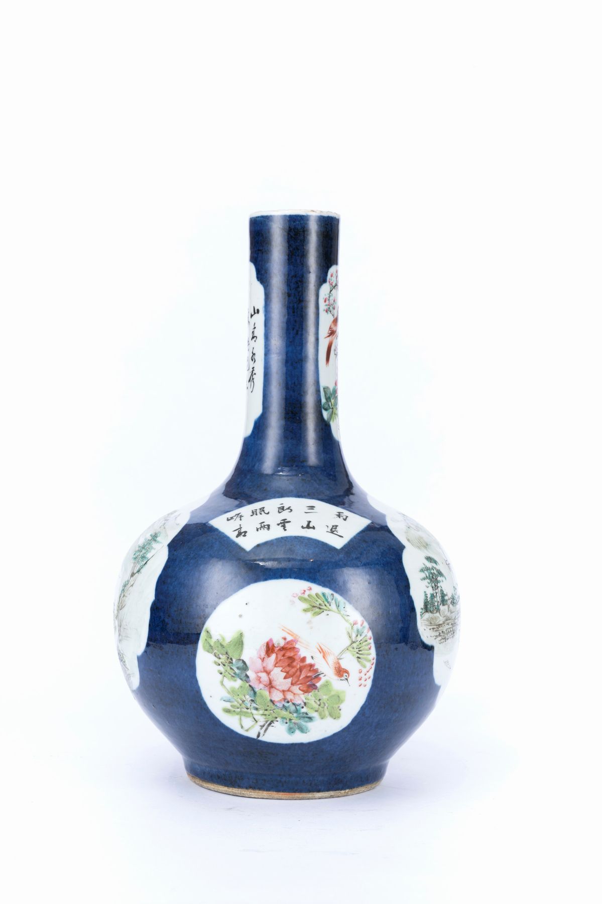 VASO IN PORCELLANA QIANJIANG FIRMATO DA WENXIN