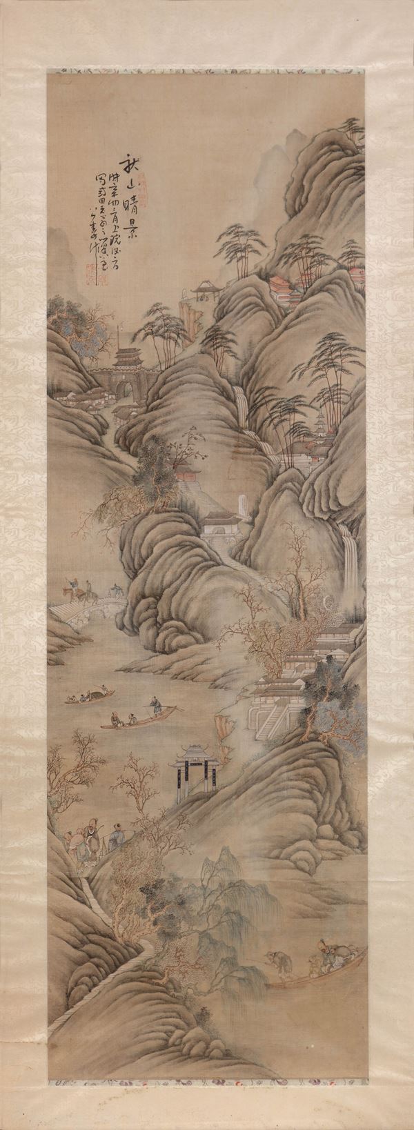 DIPINTO SU CARTA  (Cina, dinastia Qing (1644-1911))  - Asta Fine Asian Art - Marcopolo srl - Marcopolo Asian Art Auction Milano