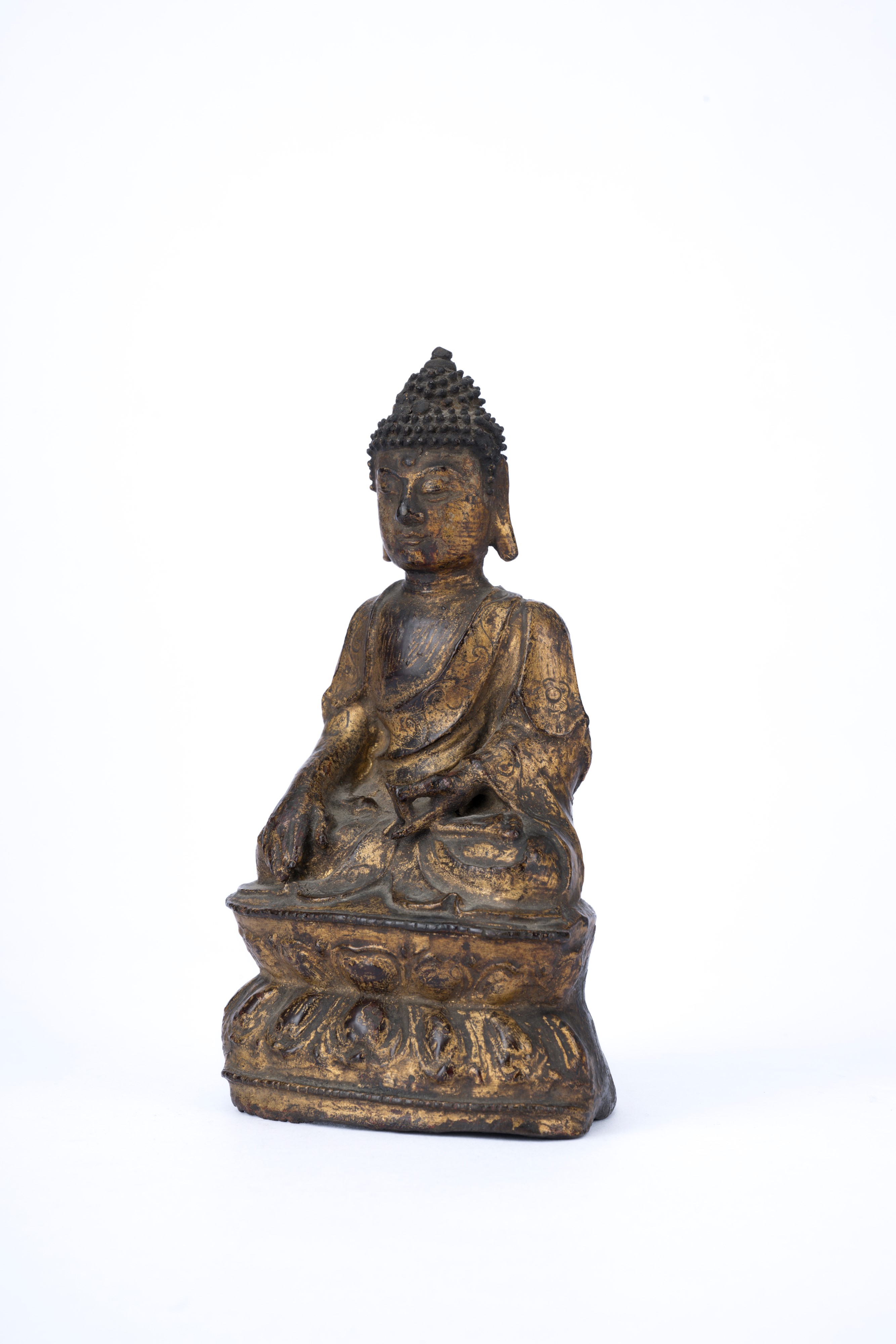 Figura in bronzo dorato