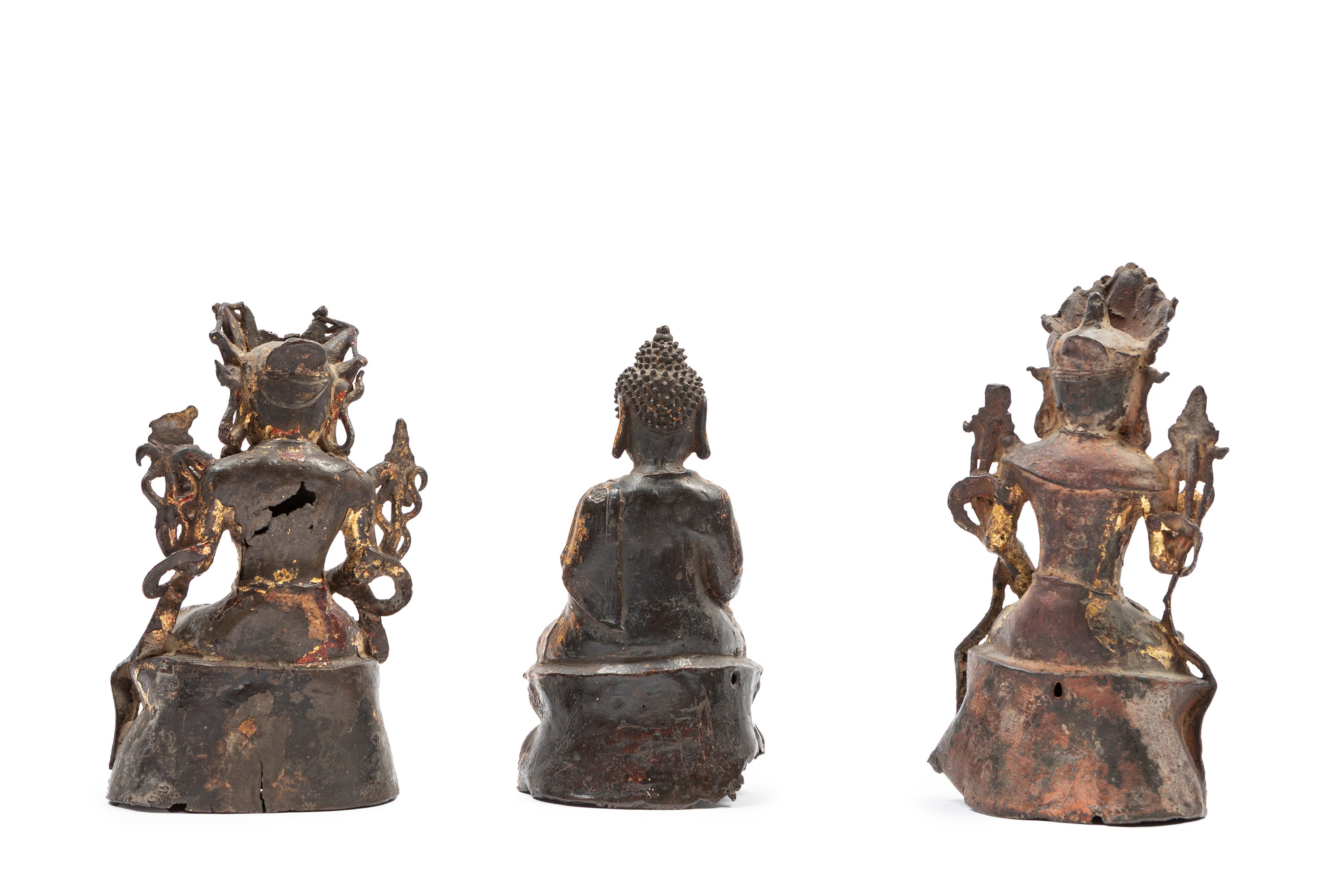 FIGURA IN BRONZO DORATO