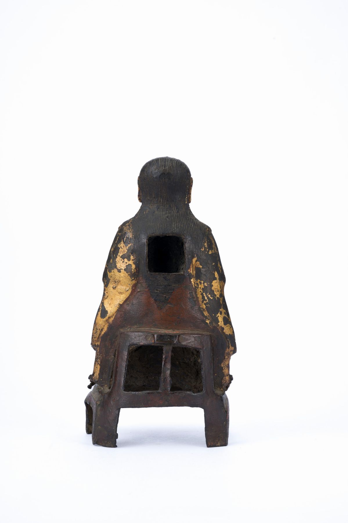 FIGURA IN BRONZO DORATO