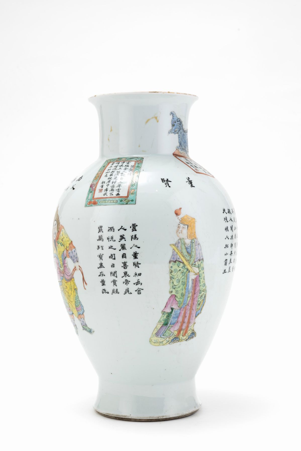 Vaso in Porcellana Famiglia Rosa