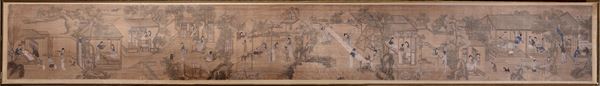 A PAINTING ON SILK  (China, Qing dynasty, 19th century)  - Auction Fine Asian Art - Marcopolo srl - Marcopolo Asian Art Auction Milano