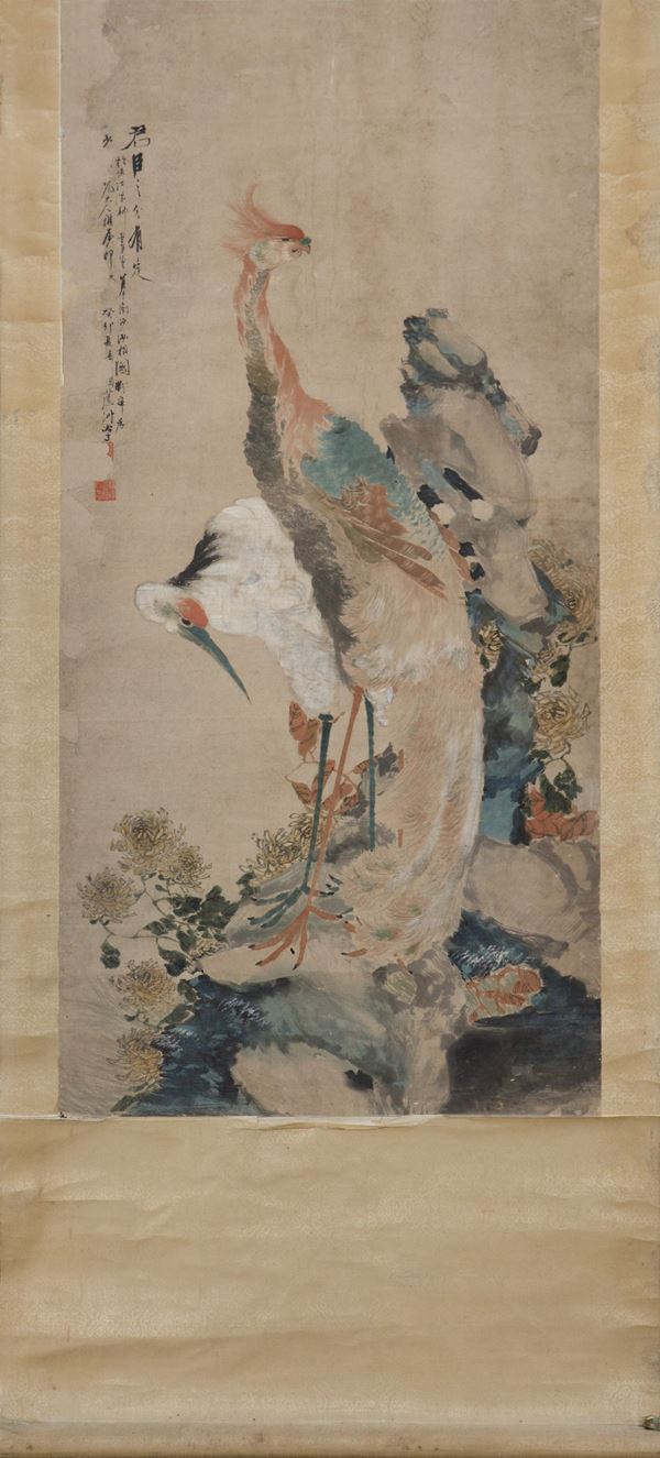 A PAINTING ON SILK