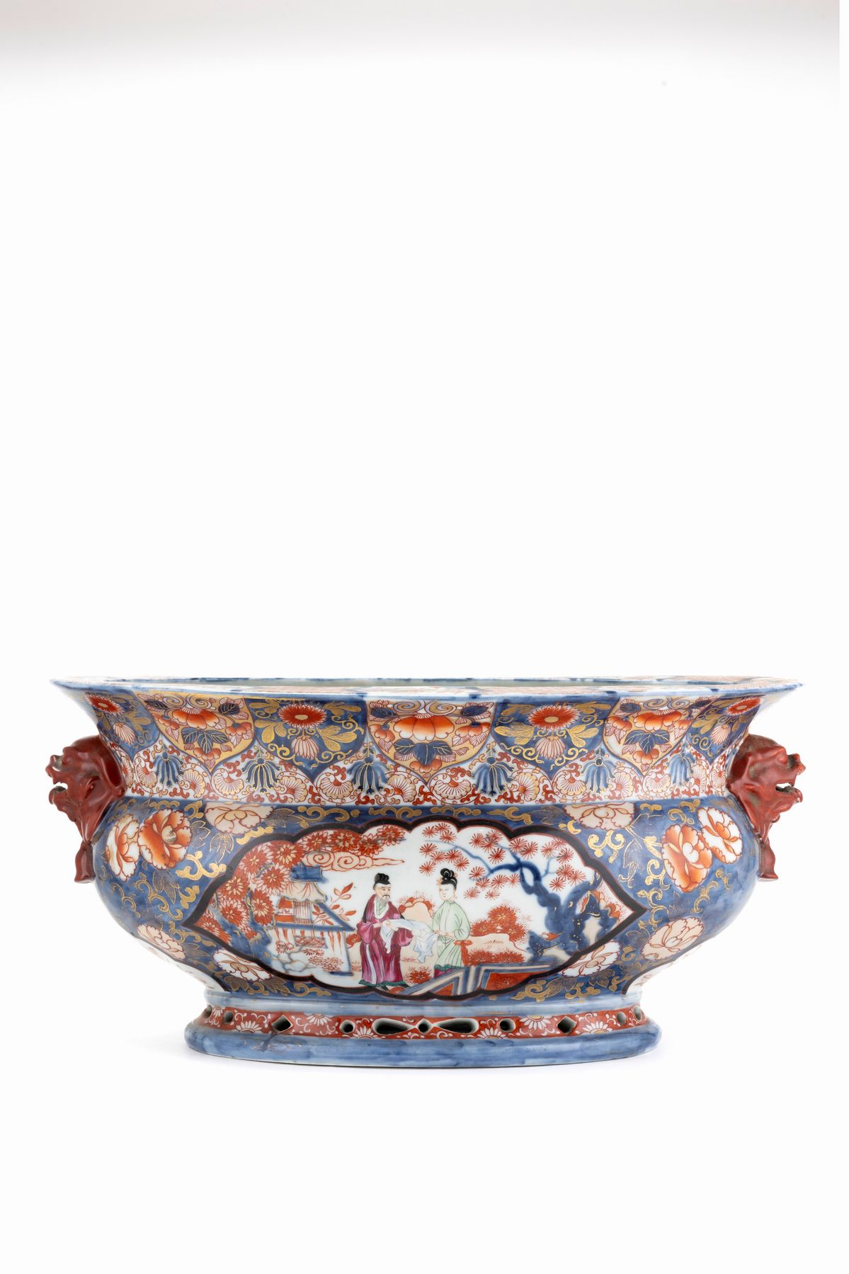 Grande Vaso in Porcellana Imari