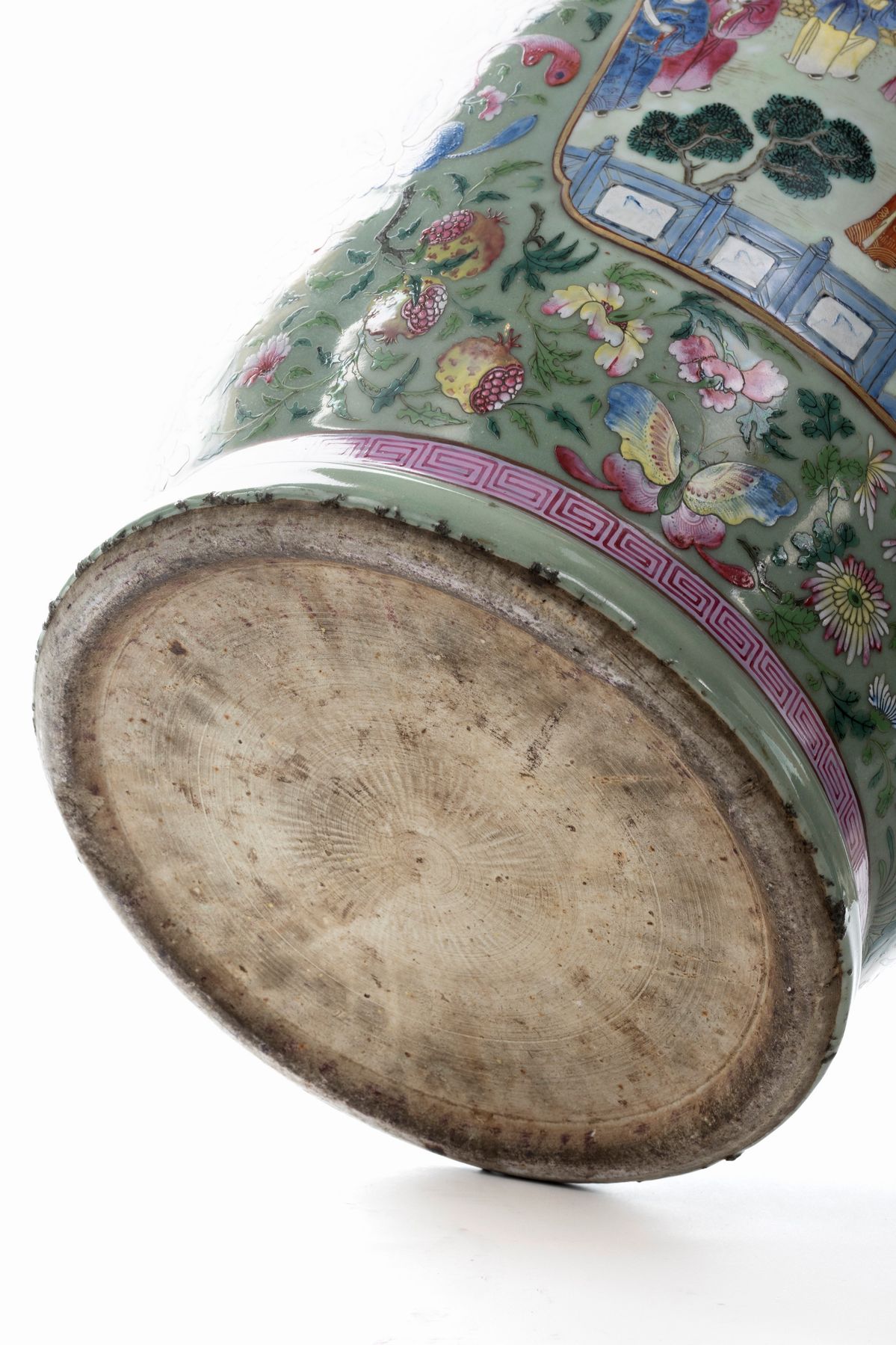 Grande Vaso in Porcellana Famiglia Rosa