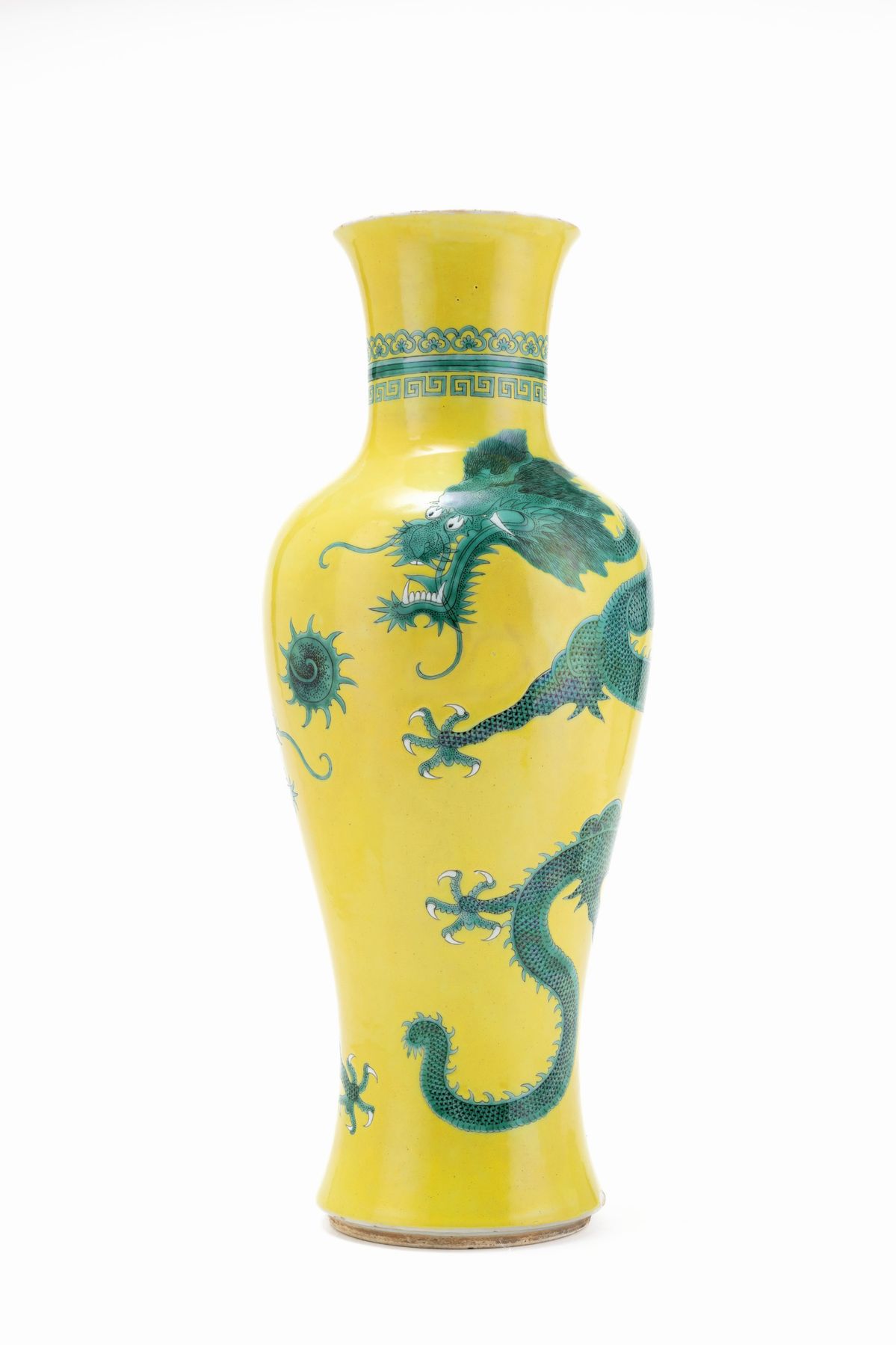 Vaso in Porcellana Famiglia Gialla