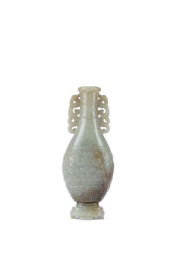 A JADE VASE