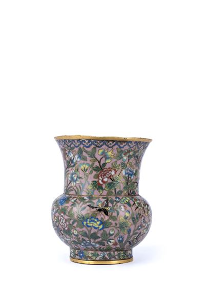 Vaso in Cloisonné