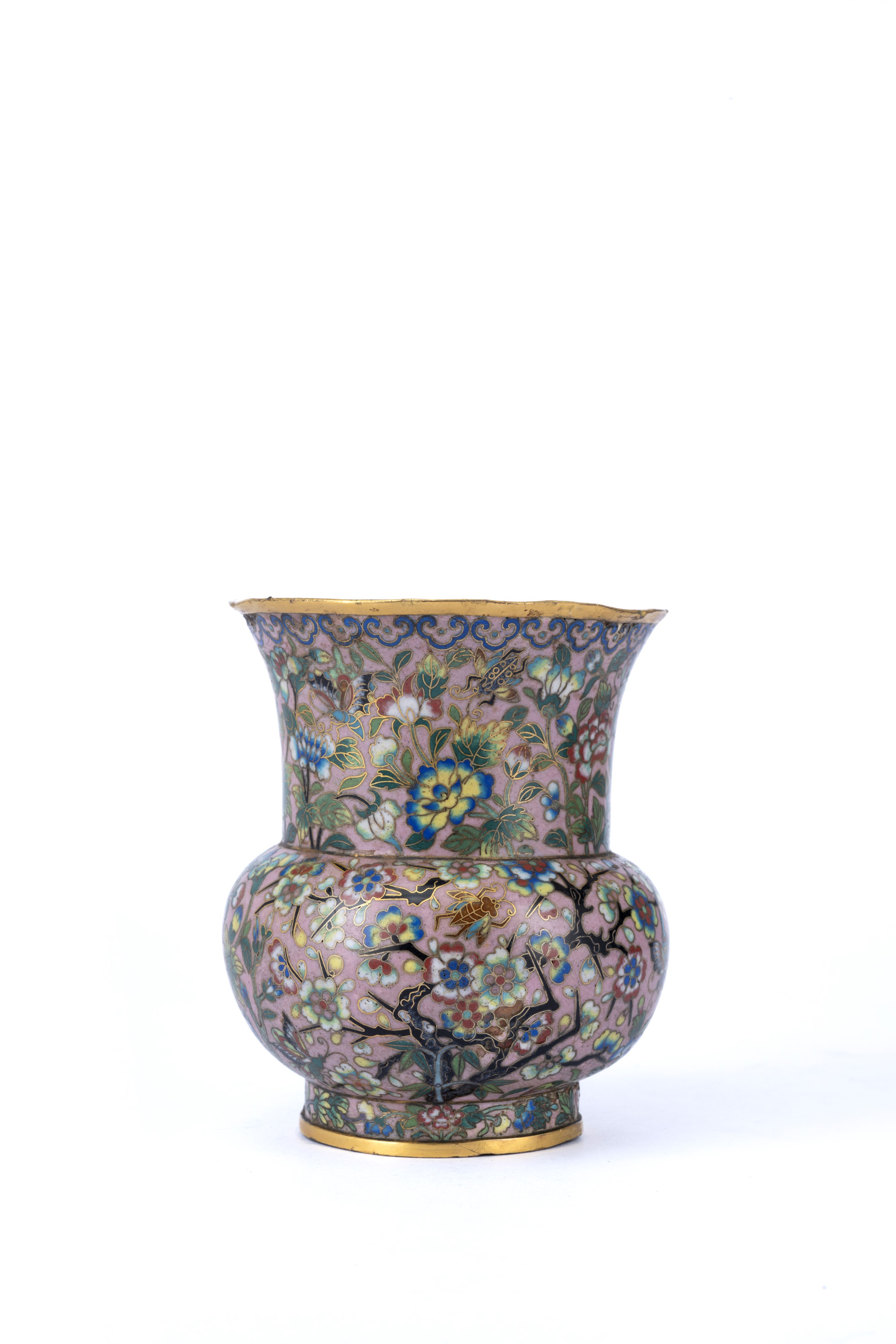 Vaso in Cloisonné