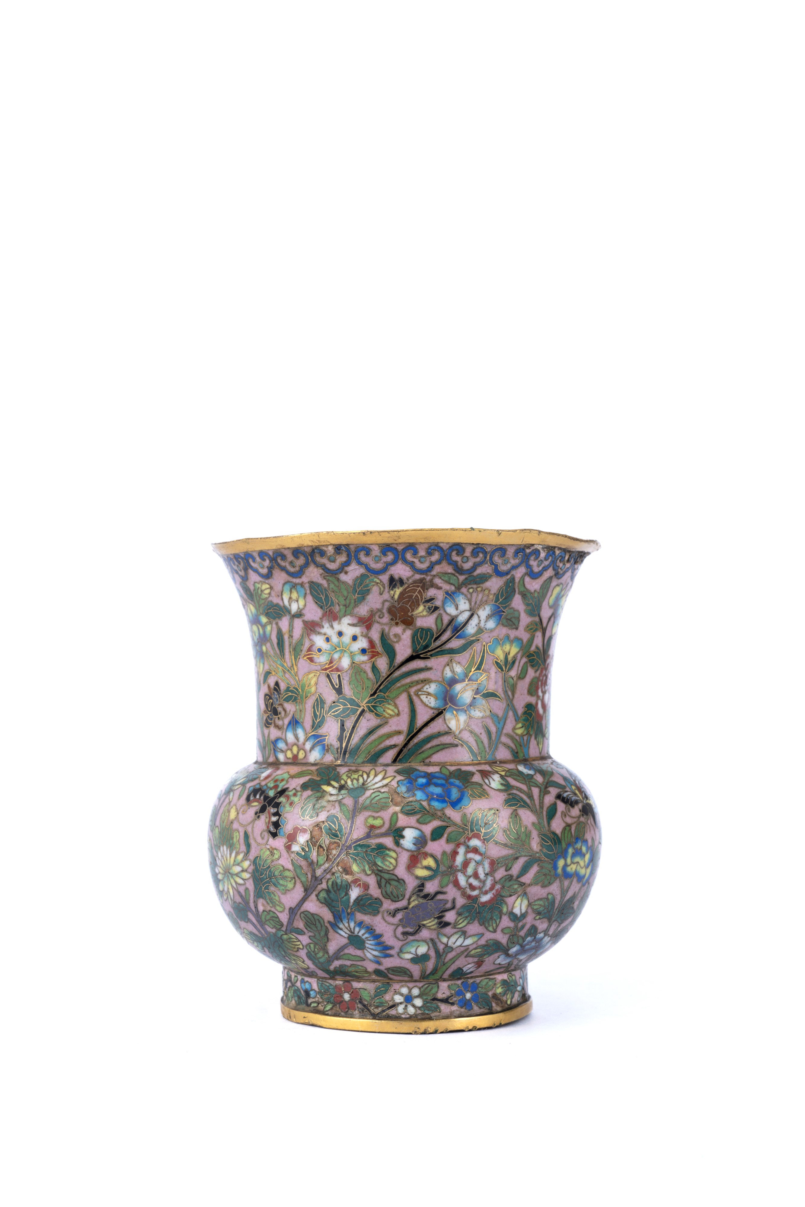 Vaso in Cloisonné