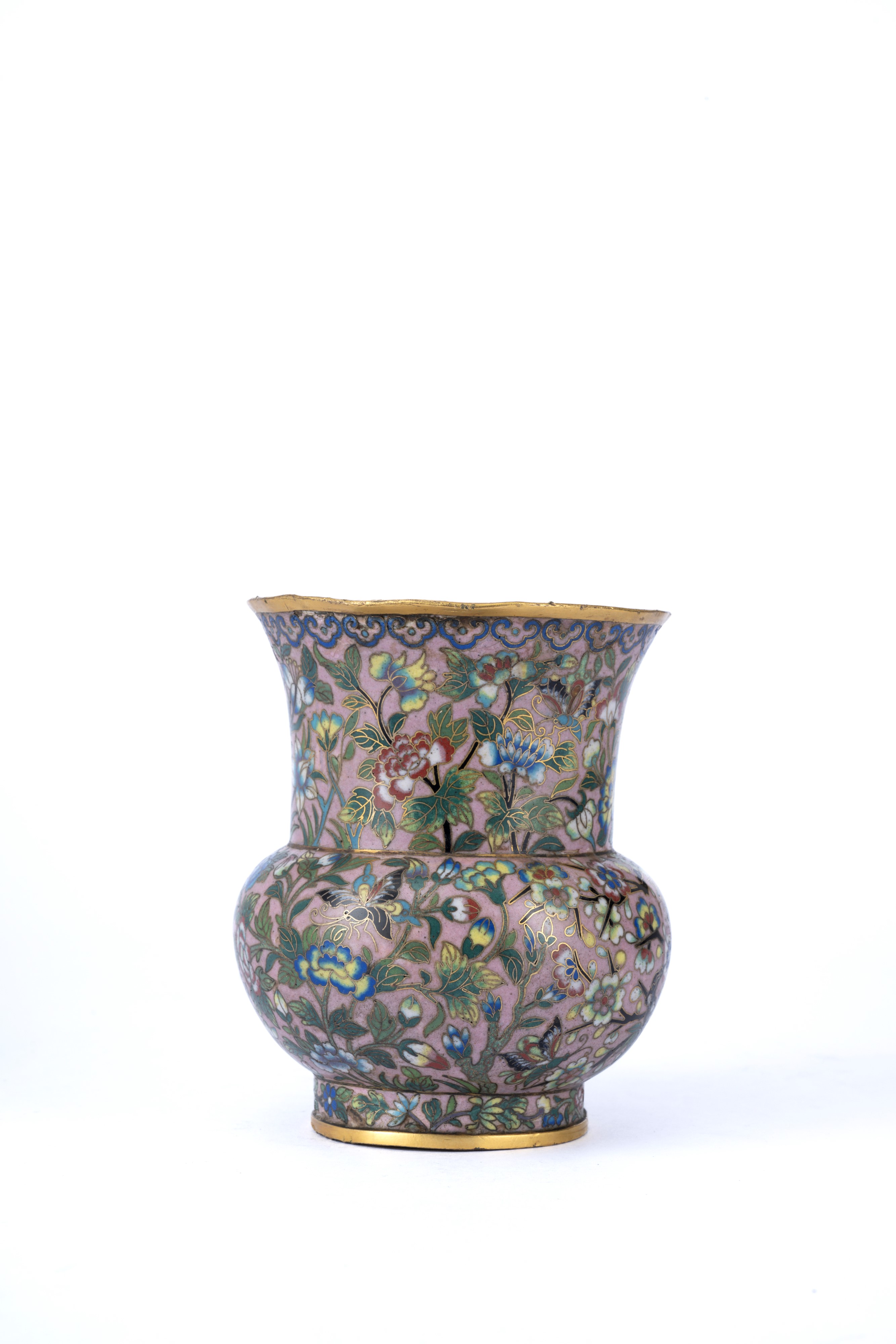 Vaso in Cloisonné