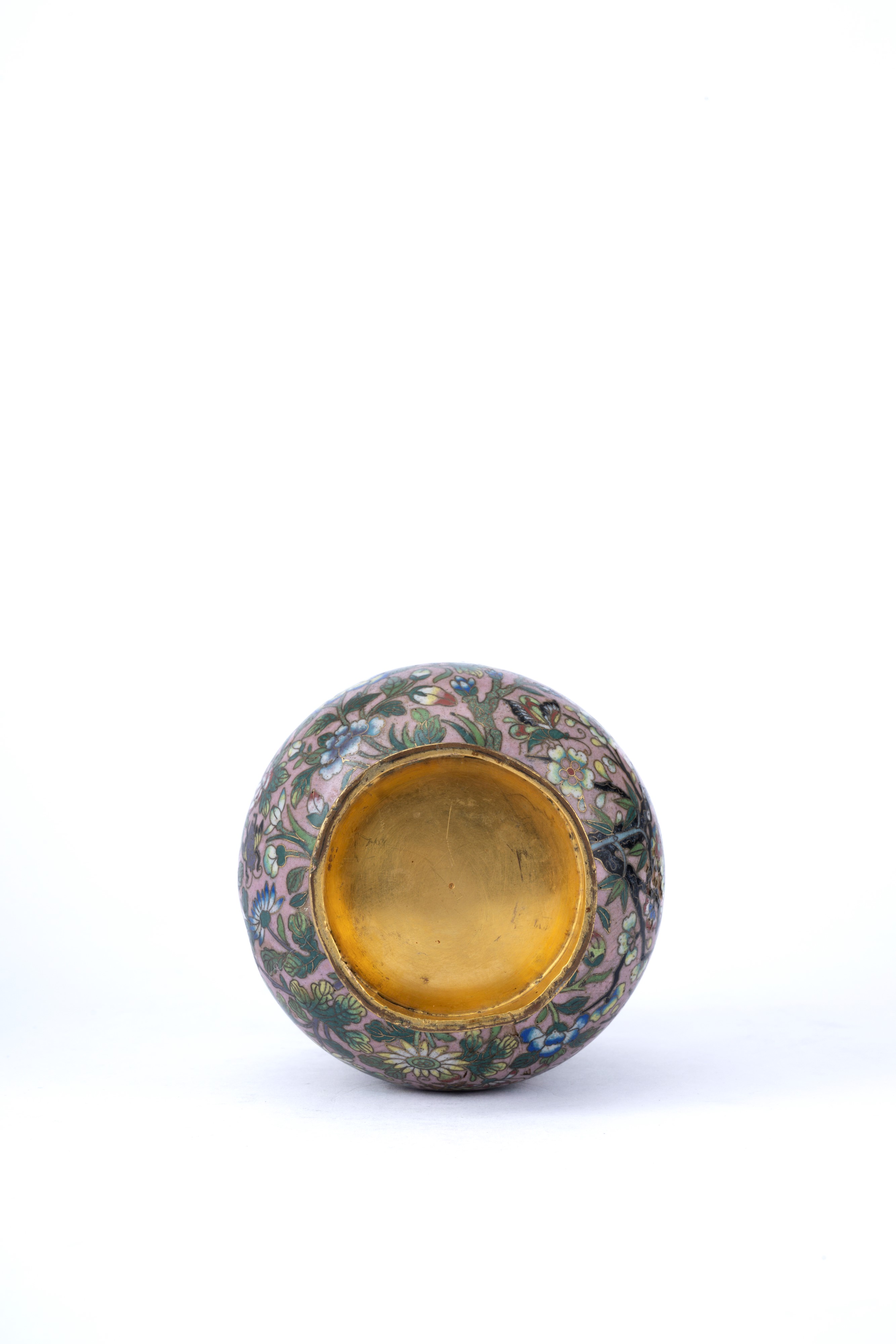 Vaso in Cloisonné