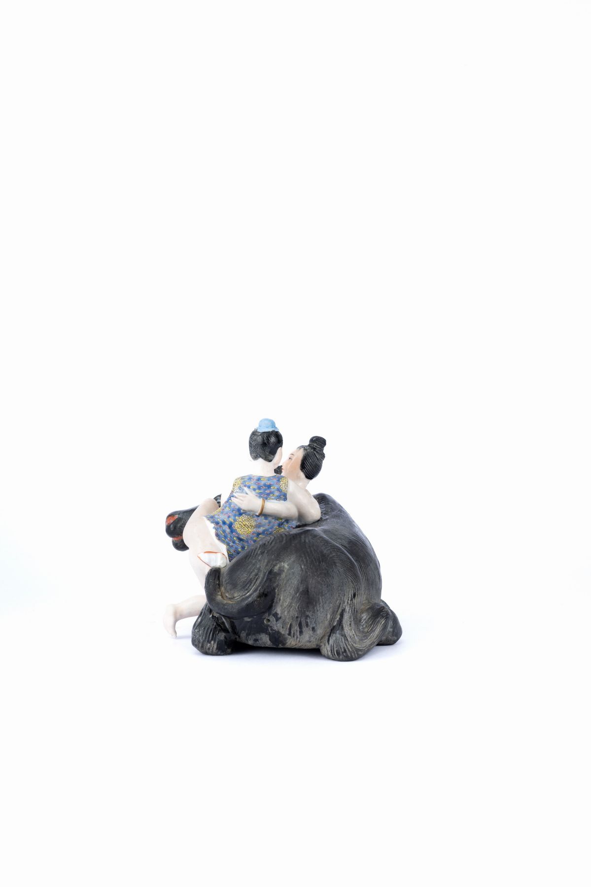 Figura Erotica in Porcellana Famiglia Rosa