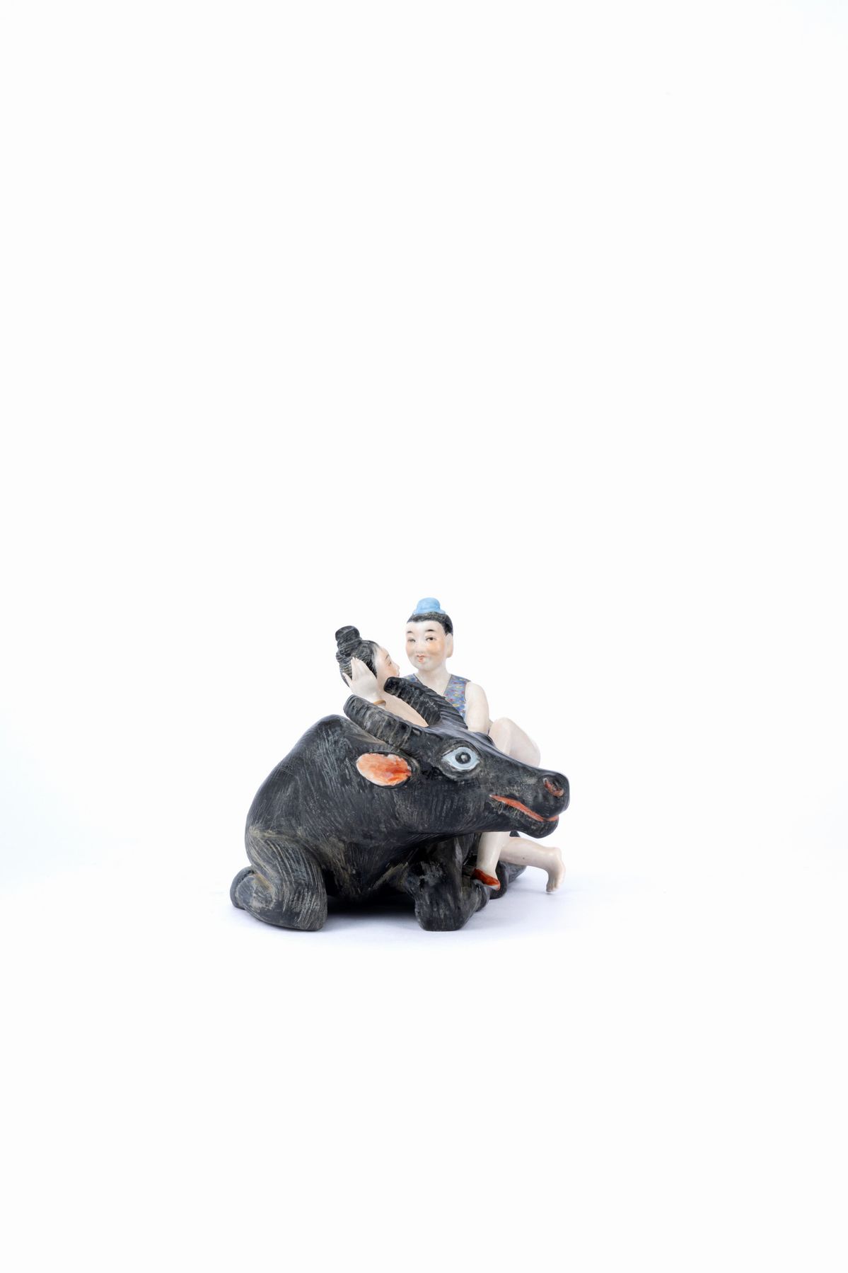 Figura Erotica in Porcellana Famiglia Rosa